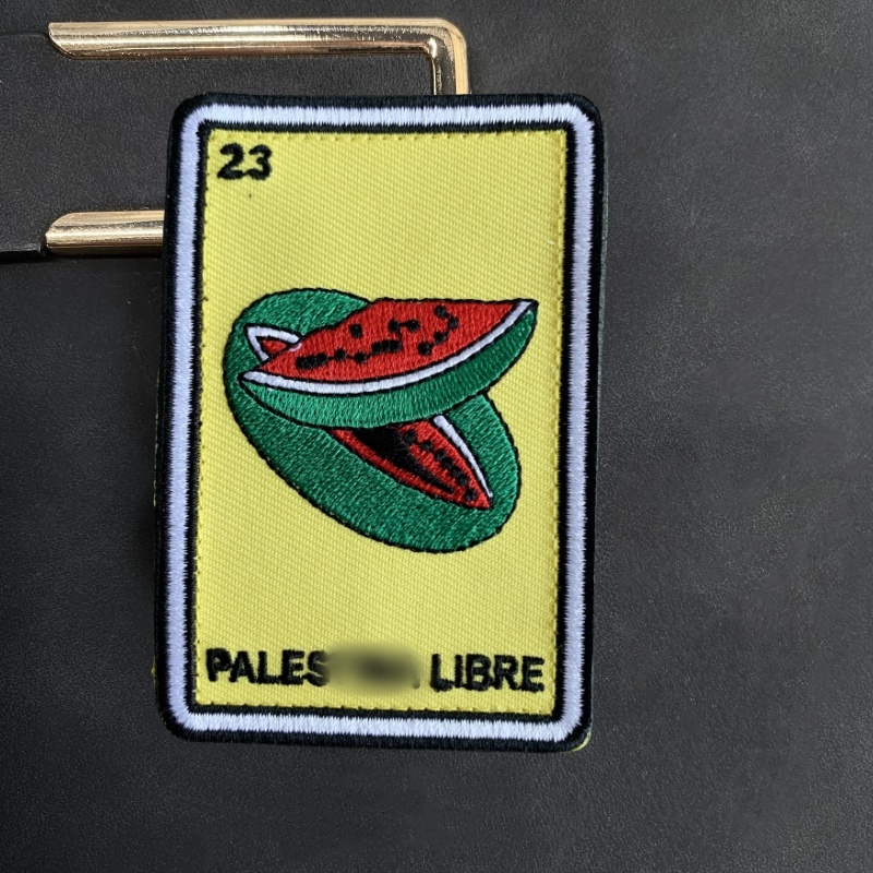 Rucksack Military Style - Watermelon Libre haftowane naszywki na rzepy