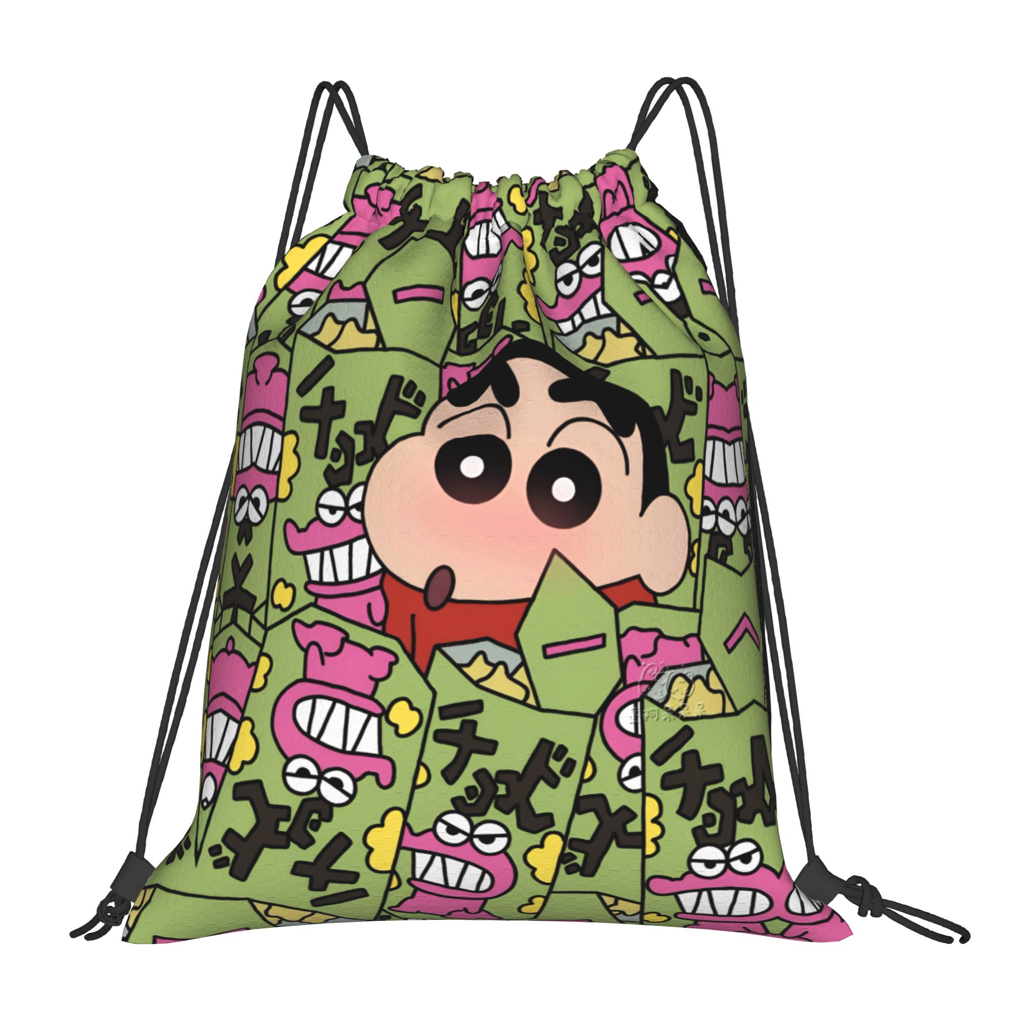 Drawstring Gym Bag - Personalizowane kredki Crayon Shin-chan Worek ze