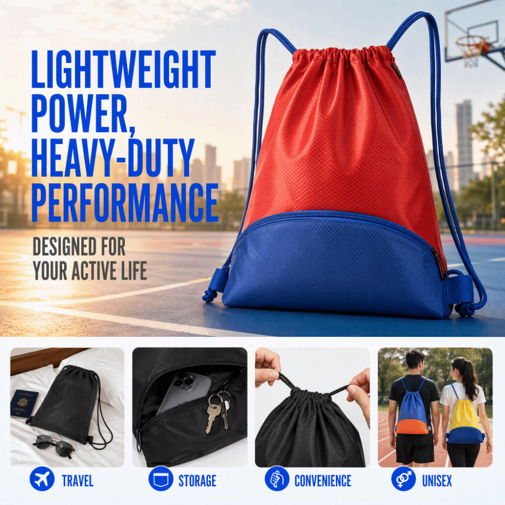 Torba sportowa o dużej pojemno – Drawstring Gym Bag recenzja i cena