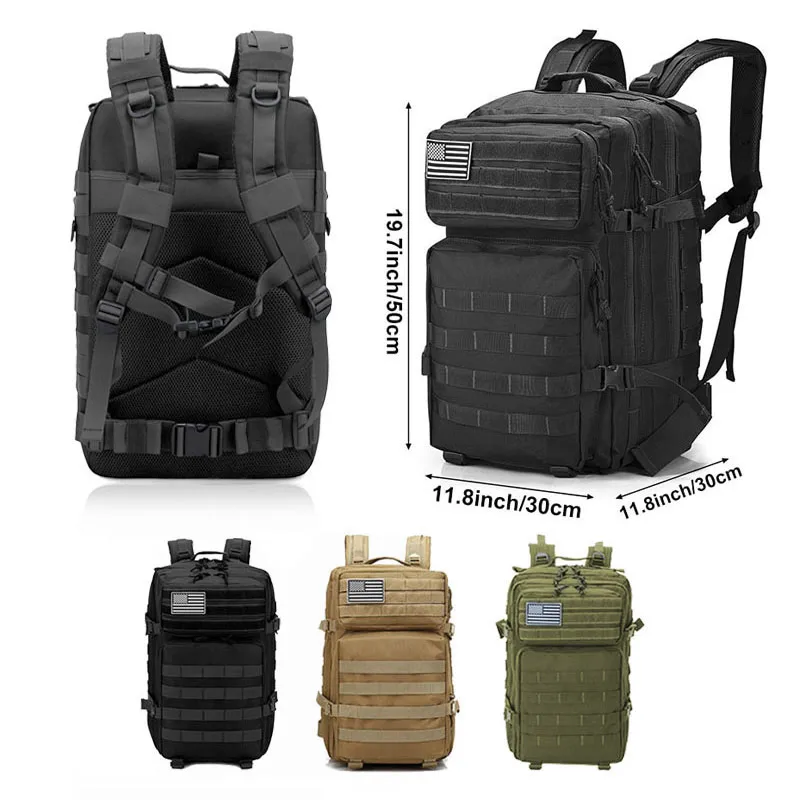 Plecak Taktyczny 1W50L Męski P – Rucksack Military Style recenzja i cena