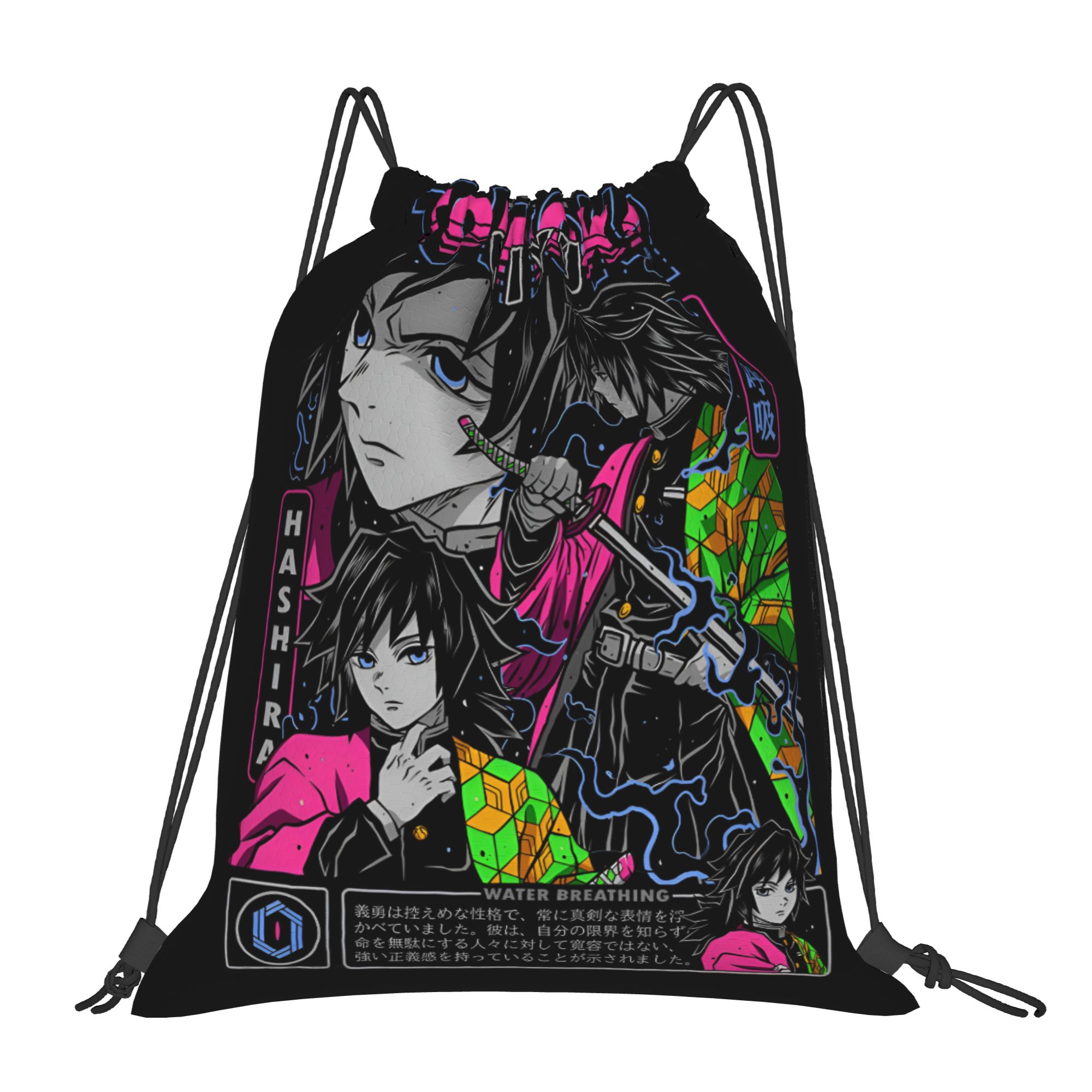 Torba ze sznurkiem Demon Slaye – Drawstring Gym Bag recenzja i cena