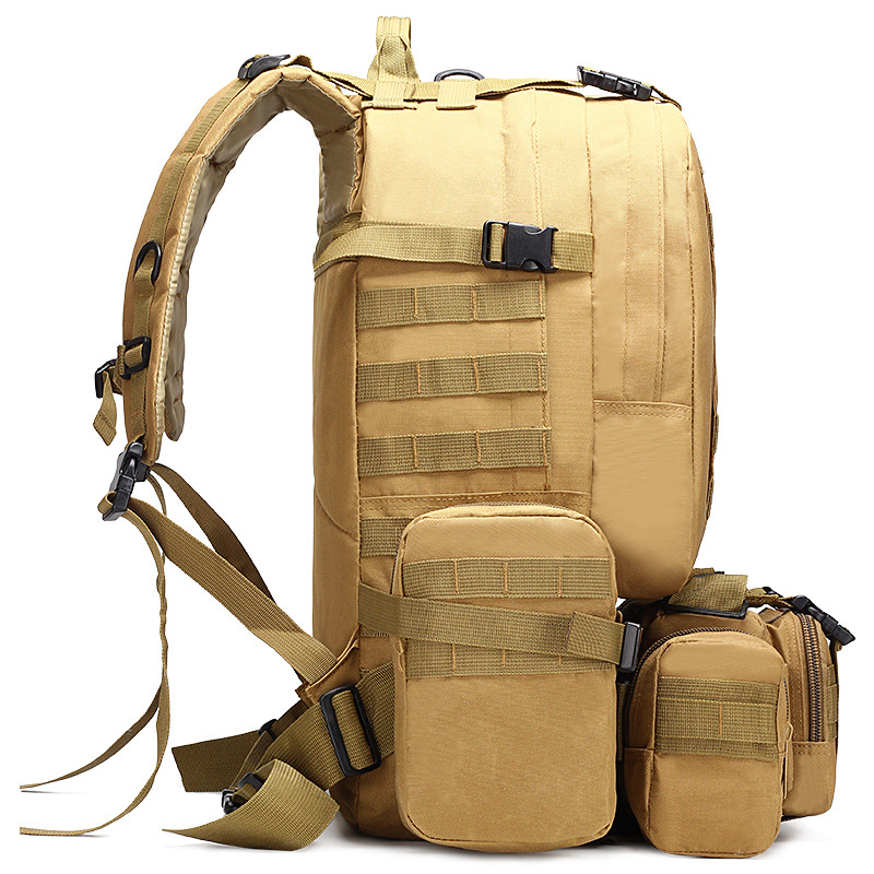 Plecak outdoorowy 50L, wielofu – Rucksack Military Style recenzja i cena